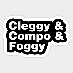 Last of The Summer Wine Cleggy & Compo & Foggy Sticker